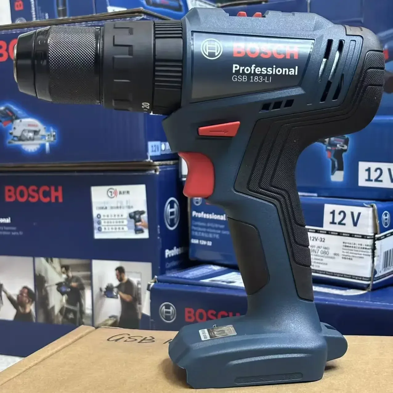 Bosch Drill Gsb 18V - Bosch GSB 183-LI 18V Brushless Impact