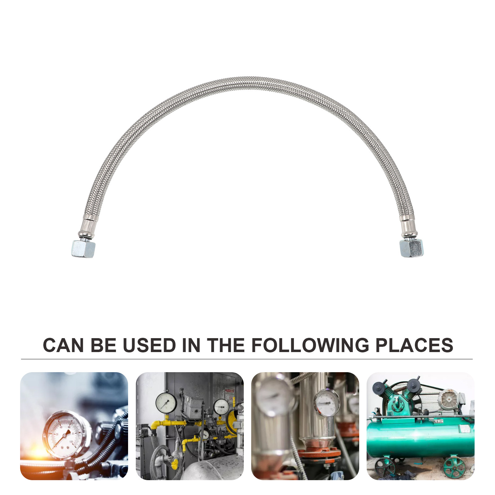 Air Compressor Stainless Steel - đánh giá và giá Flexible Hose Braided