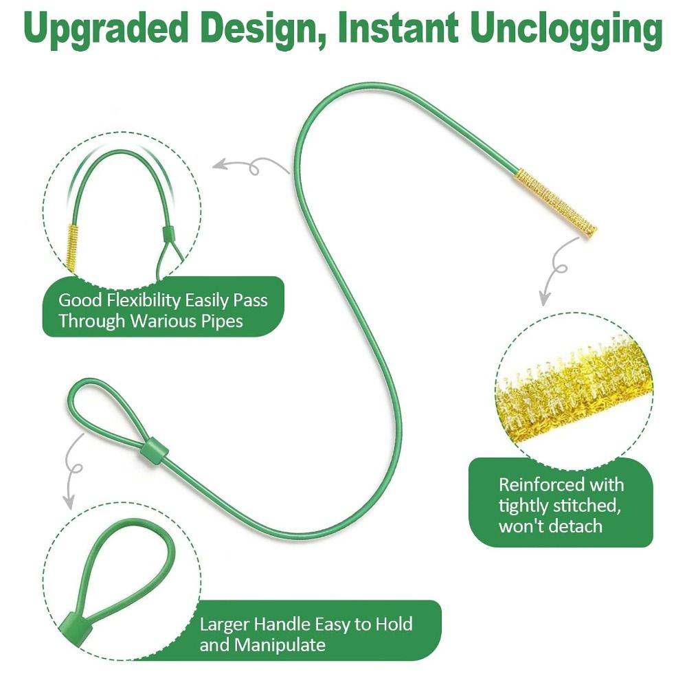 5pcs Practical Flexible Drain  - đánh giá và giá Drain Snake Flexible