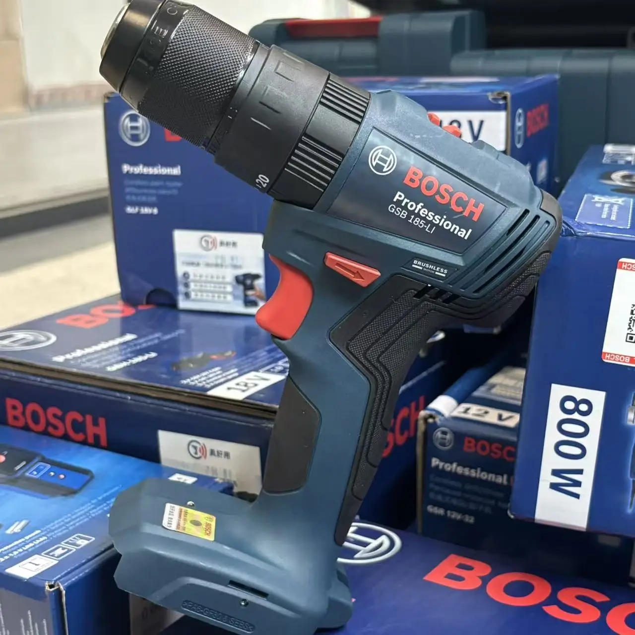 BOSCH GSB 185-LI Brushless Cor - đánh giá và giá Bosch Drill Gsb 18V