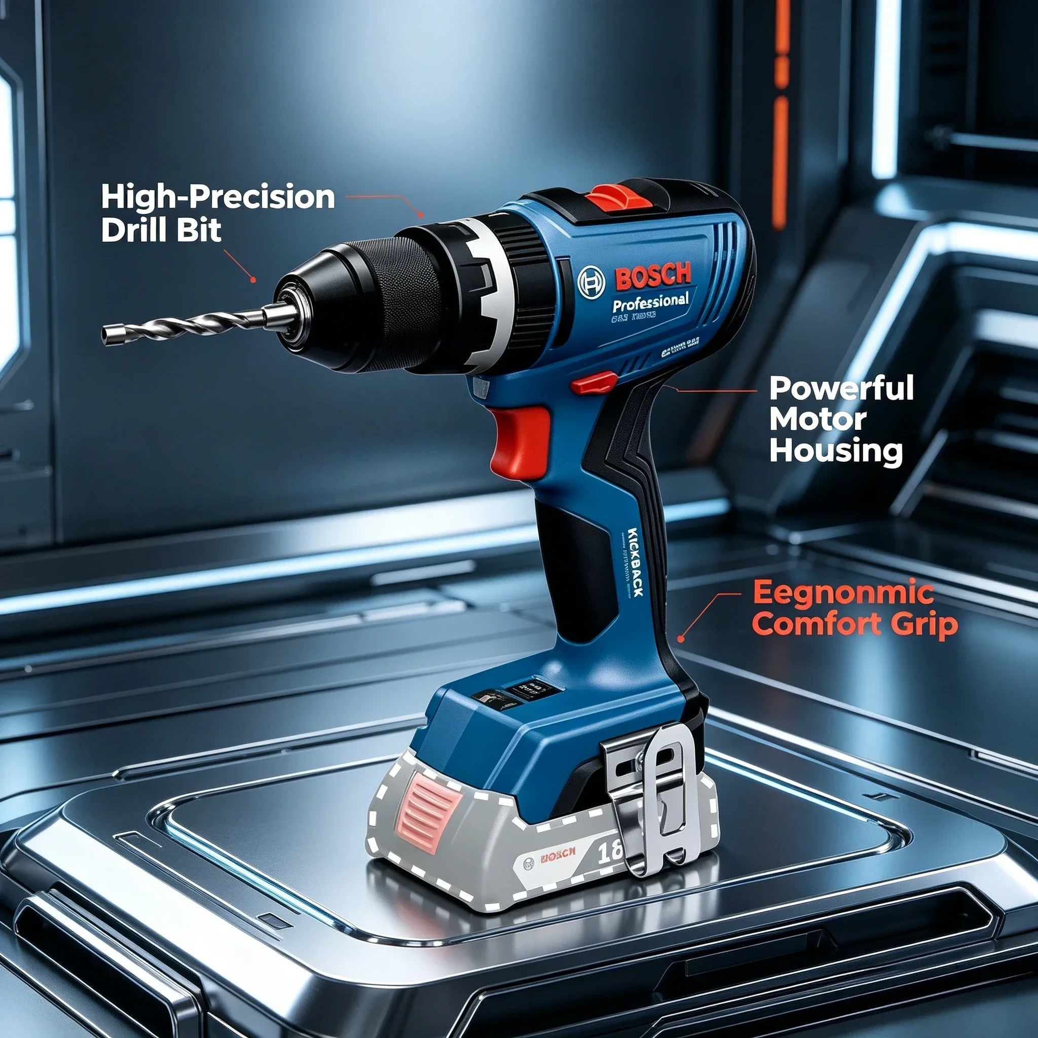 Bosch GSB 18V-65 Professional  - đánh giá và giá Bosch Drill Gsb 18V